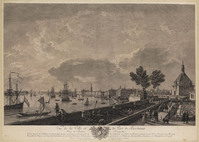 TvB G 6380
<br/>
Vue de la Ville et du Port de Bordeaux II
<br/>
<em>Cochin de Jongere, Charles Nicolas de (1715 - 1790)</em>